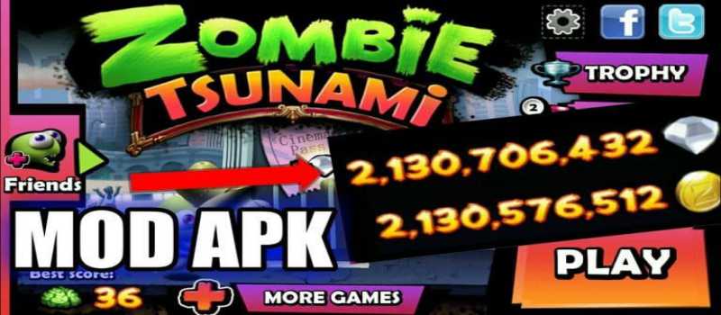 Zombie Tsunami Mod APK